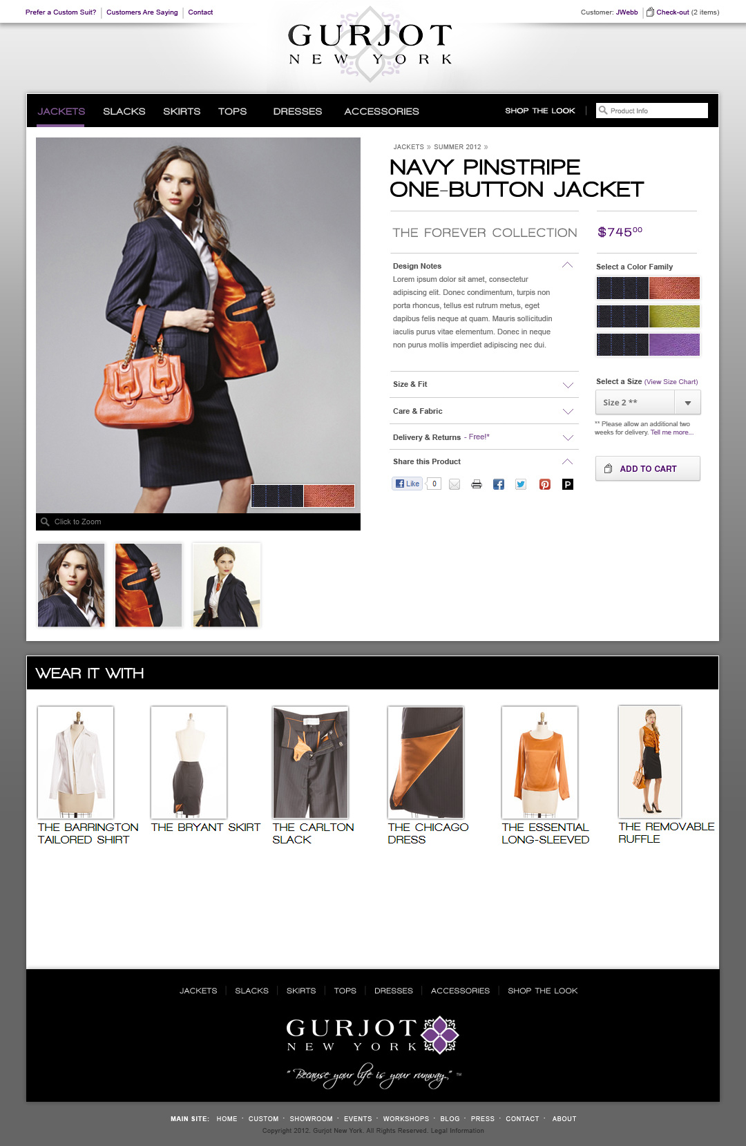 Gurjot New York - Product Page