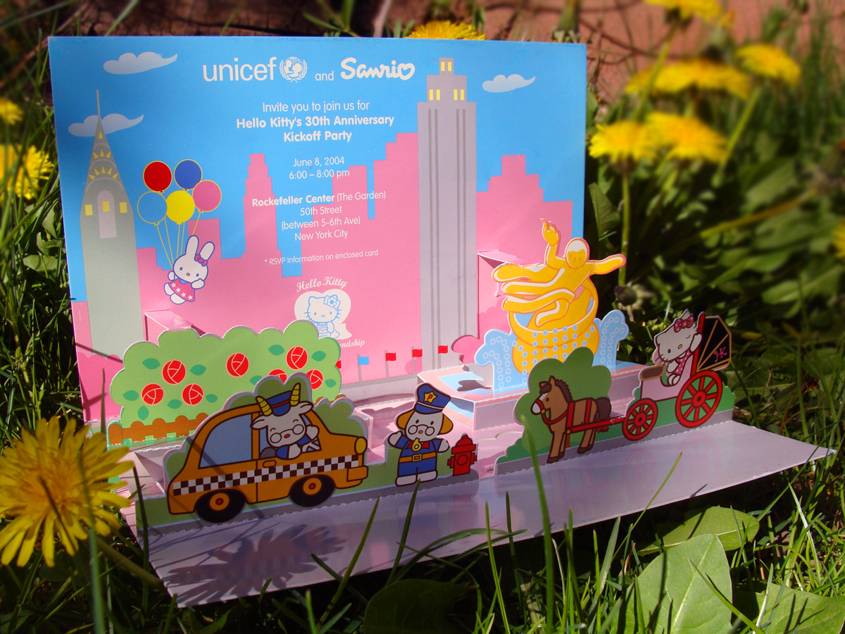 Hello Kitty Pop-up Card Hello Kitty Pop-up Card
