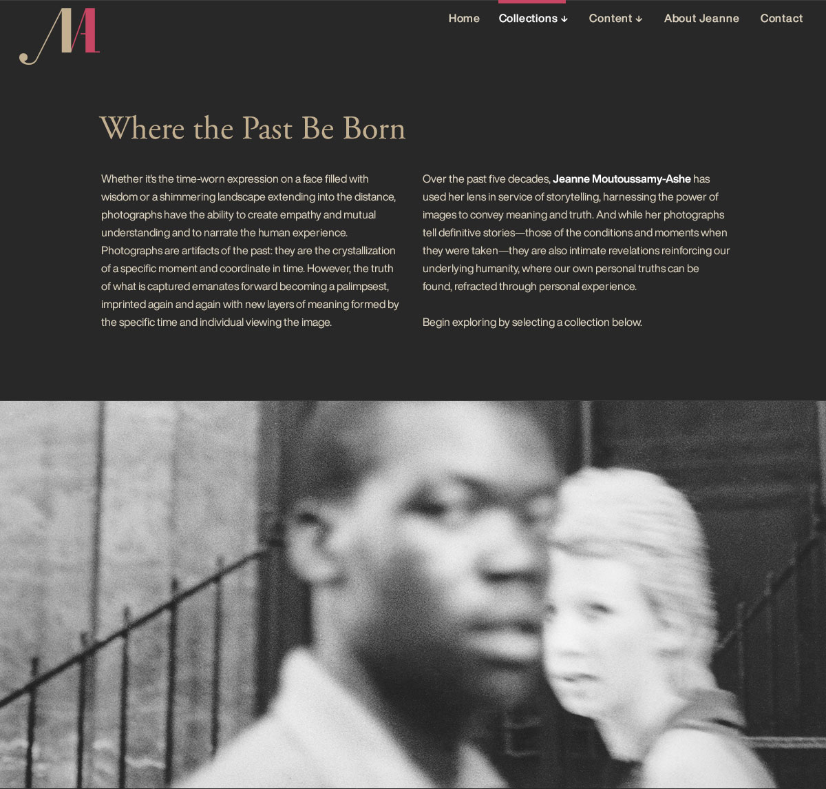 Jeanne Moutoussamy Ashe - Collections Landing Page Jeanne Moutoussamy Ashe - Collections Landing Page