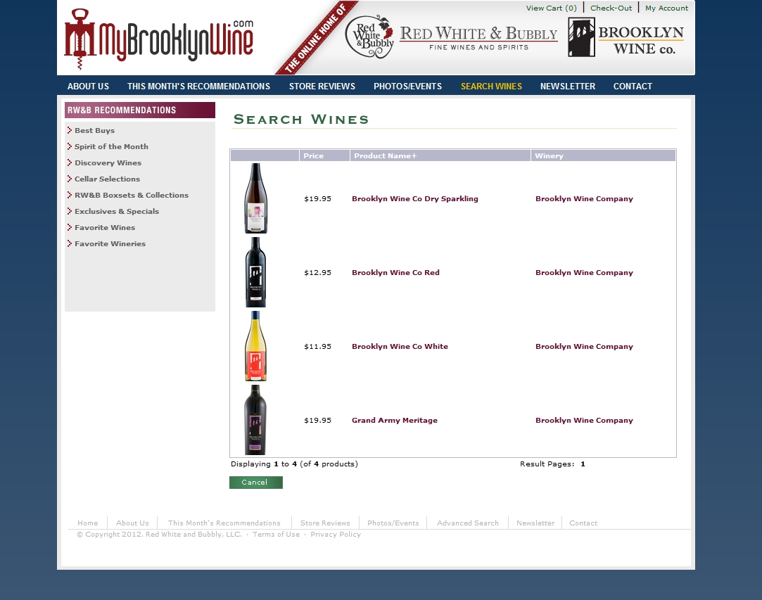 MyBrooklynWine - Catalog