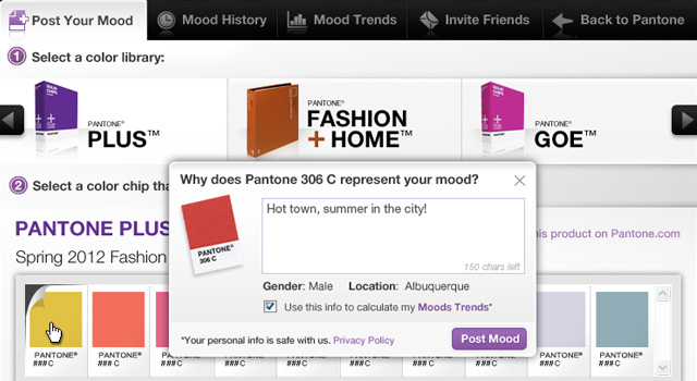 Pantone Moods