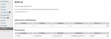 StaffList - a WordPress Plugin by ERA404 (AJAX Inserts & Updates)