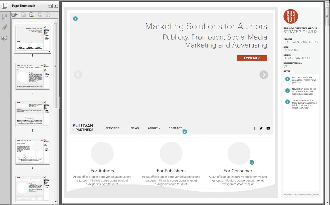 Sullivan + Partners - Strategic UI/UX