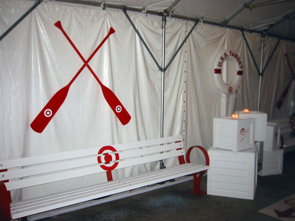 USS Target - Tent Photo USS Target - Tent Photo